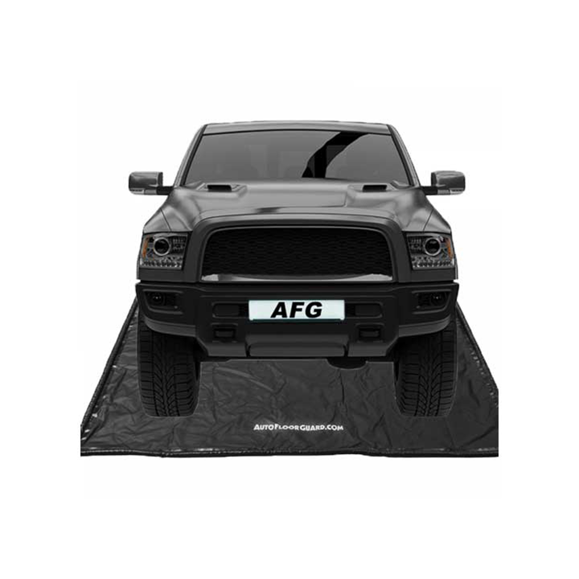 AutoFloorGuard SUV & Truck Containment Mat — 8ft.6in. x 20ft., PVC-Coated Polyester, Stay-Put Corners, Free Squeegee, Model# AFGAFG8520